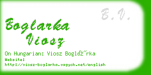 boglarka viosz business card